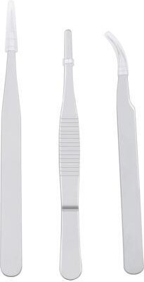 JinTaoRui 3 in 1 Profession Stainless Eyebrow Tweezer Eyelash Flower Extension Beauty Makeup Tools High Precision Quality Tweezers