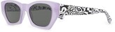 Thumbnail for your product : RetroSuperFuture Zebra Print Sunglasses