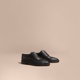 Burberry Chaussures Richelieu en cuir avec bout golf