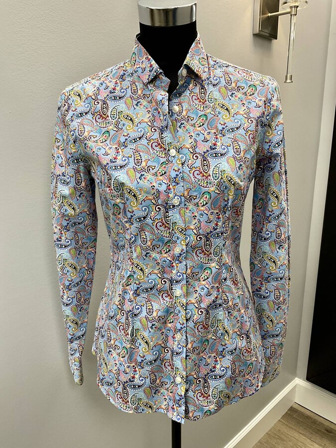 Emanuel Berg Paisley Shirt In Multi