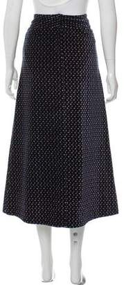 Marc Jacobs Floral Velvet Skirt