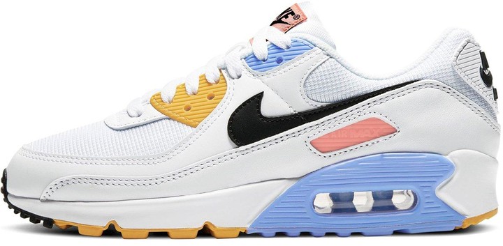 navy blue and yellow air max 90