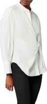 Thumbnail for your product : Equipment Renaux Side Tie Cotton & Silk Button-Up Shirt