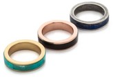 Thumbnail for your product : Pamela Love Inlay Stack Ring Set