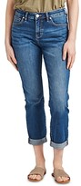 Thumbnail for your product : Jag Jeans Carter Mid Rise Cropped Girlfriend Jeans in Thorne Blue