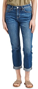 Jag Jeans Carter Mid Rise Cropped Girlfriend Jeans in Thorne Blue