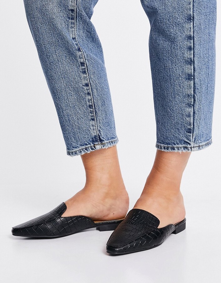 Croc mules black Clearance