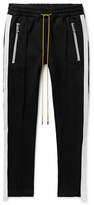 Thumbnail for your product : Rhude Traxedo Skinny-Fit Webbing-Trimmed Stretch-Satin Jersey Sweatpants