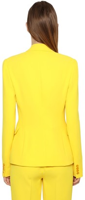 Ralph Lauren Collection Cady Crepe Fitted Jacket
