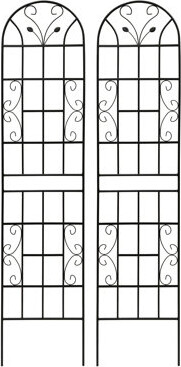 Lvchenman 2 Pack Metal Garden Trellis 86.7\
