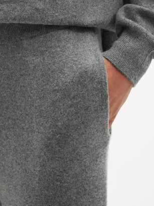 Extreme Cashmere No.56 Yogi Stretch-cashmere Blend Track Pants - Grey