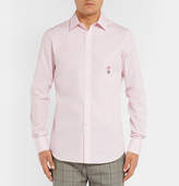 Thumbnail for your product : Alexander McQueen Slim-Fit Embroidered Cotton-Poplin Shirt