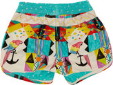 Thumbnail for your product : Munster Geometric Doodle-Print Shorts