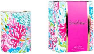 Lilly Pulitzer Coral Cay So Juicy Citrus Scented Glass Candle