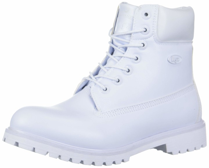 white lugz boots