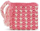 Thumbnail for your product : Marco Rambaldi Pink & White Crochet Shoulder Bag