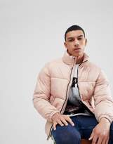 Thumbnail for your product : Pull&Bear Paneled Puffer Jacket In Pink