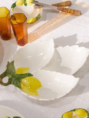 LES OTTOMANS Lemon Ceramic Serving Platter
