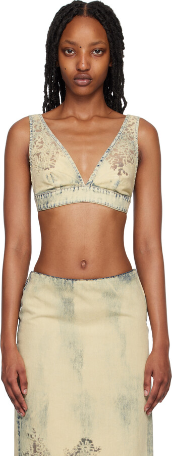 Diesel Blue De-Janys-Fsc Denim Camisole