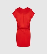 Thumbnail for your product : Reiss TARA DRAPE DETAIL MINI DRESS Red