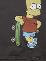 Thumbnail for your product : Finger In The Nose Bart Simpson Print Cotton Sweatshirt