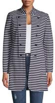 Thumbnail for your product : Tommy Hilfiger Striped Long-Sleeve Jacket