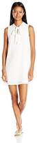 Thumbnail for your product : Almost Famous Women's Sleeveless Tie Front a Line Dress