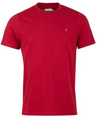 Farah Denny Short Sleeved Crew Neck T-shirt Colour: Denim Marl, Size:
