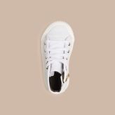 Thumbnail for your product : Burberry Leather High-top Trainers