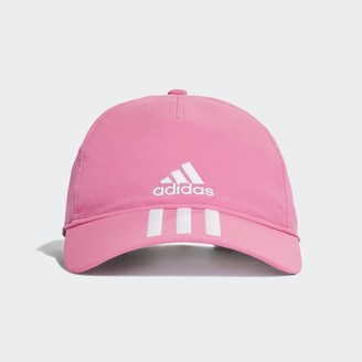 adidas AEROREADY 3-Stripes Baseball Hat Screaming Pink OSFM - ShopStyle