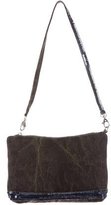 Thumbnail for your product : Vanessa Bruno Sequin-Accented Canvas Shoulder Bag