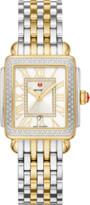 Thumbnail for your product : Michele Deco Madison Mid Two-Tone Diamond Watch