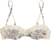Thumbnail for your product : Elle Macpherson Intimates Indian Poppy printed stretch-crepe underwired bra