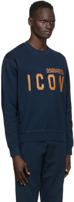 DSQUARED2 Navy Icon Sweatshirt