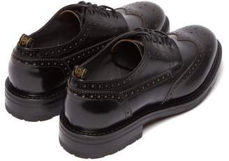 Dunhill Country Leather Brogues - Mens - Black