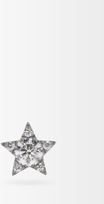 Maria Tash Star Small Diamond & 18kt Gold Single Earring