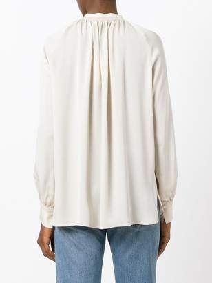 Vince pleated collar blouse