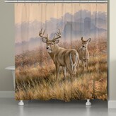 Thumbnail for your product : Laural Home Deer in Lifting Fog Shower Curtain