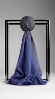 Thumbnail for your product : Burberry Ombre Print Cashmere Scarf