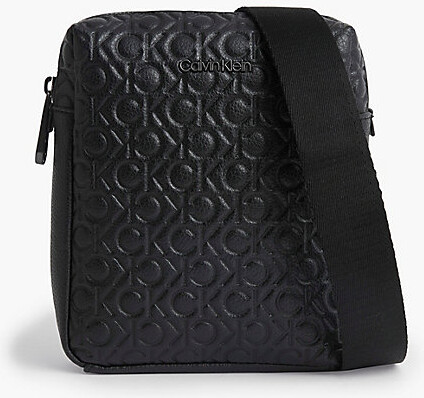 Calvin Klein Small Recycled Crossbody Bag Black Men One Size