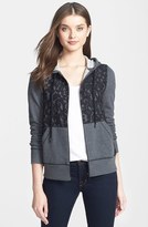 Thumbnail for your product : MICHAEL Michael Kors Bonded Lace French Terry Hoodie