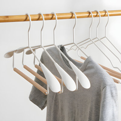 Rebrilliant Nordic Wood Clothes Hanger - Wide Shoulder Non-Slip