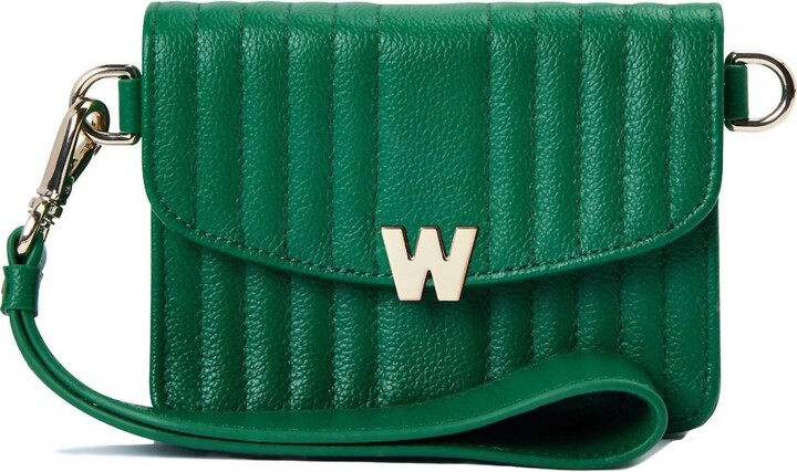 WOLF 1834 Women's Mimi Mini Bag With Wristlet In Forest