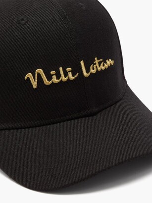 Champion X Nili Lotan Logo-embroidered Baseball Cap - Black