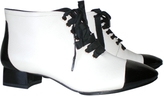 Thumbnail for your product : House Of Harlow White Leather Ankle boots