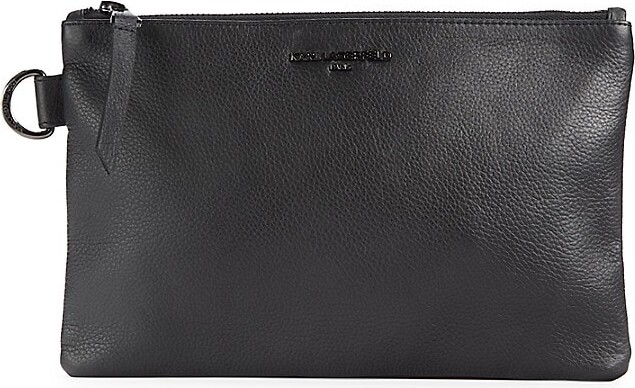 Leather Travel Zip Pouch