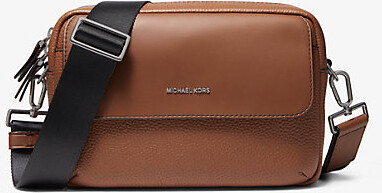 Michael Kors Hudson Pebbled Leather Crossbody Bag - ShopStyle