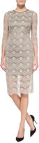 Thumbnail for your product : Erin Fetherston ERIN Eloise 3/4-Sleeve Lace Sheath Dress