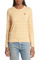 Thumbnail for your product : Comme des Garcons Women's Play Stripe Cotton Tee