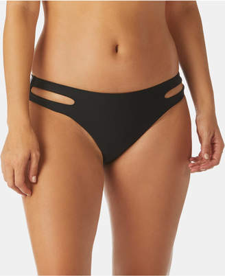 Raisins Juniors' Samba Solids Weekend Cutout Bikini Bottoms Women Swimsuit